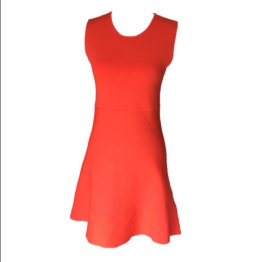 A•L•C Red Cross Back Luxury Short Stretchy Dress